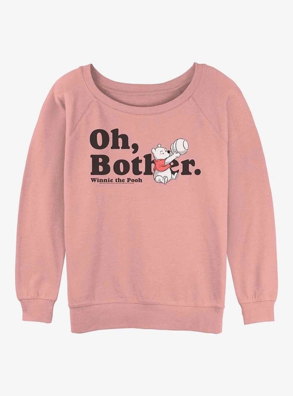 Disney Winnie The Pooh More oh Bothers Womens size small Slouchy Sweatshirt NWOT